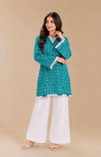 Pakistan Independence Day Green Lawn Shirt