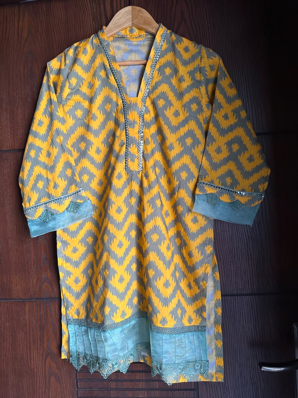 Summer Ikat Lawn Shirt