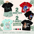 2 Shorts + 2 T-Shirts Bundle