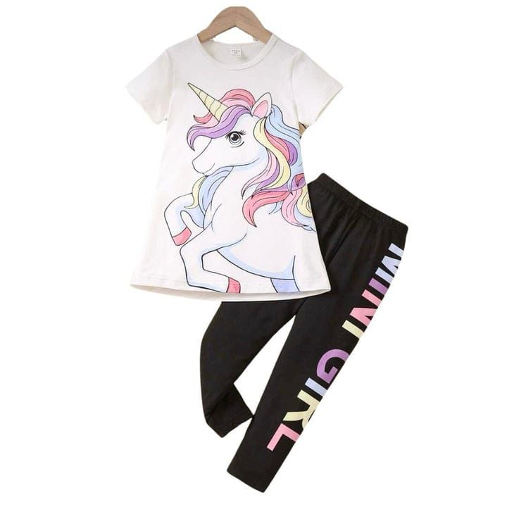 Magical Unicorn Summer Co-ord for Girls