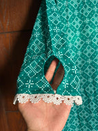 Pakistan Independence Day Green Lawn Shirt