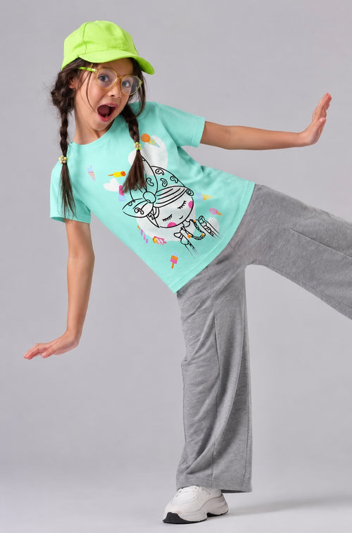 Adorable Princess Sketch Girl T-Shirt