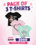 Pack Of 3 T- Shirts