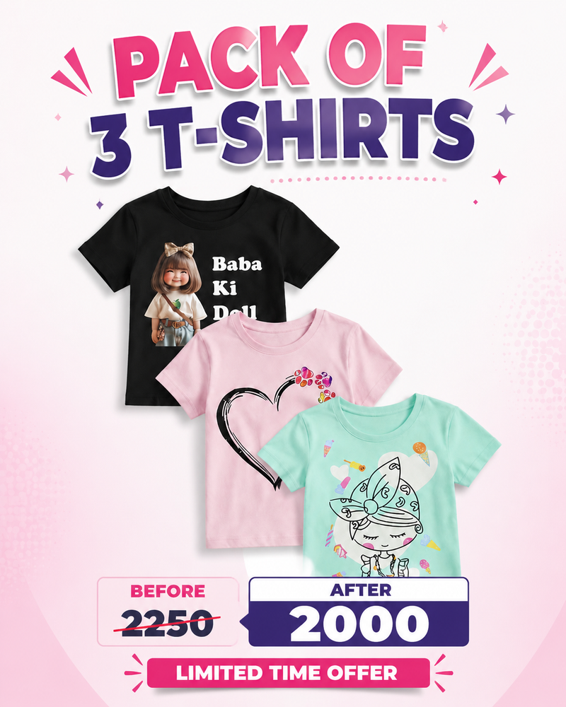 Pack Of 3 T- Shirts