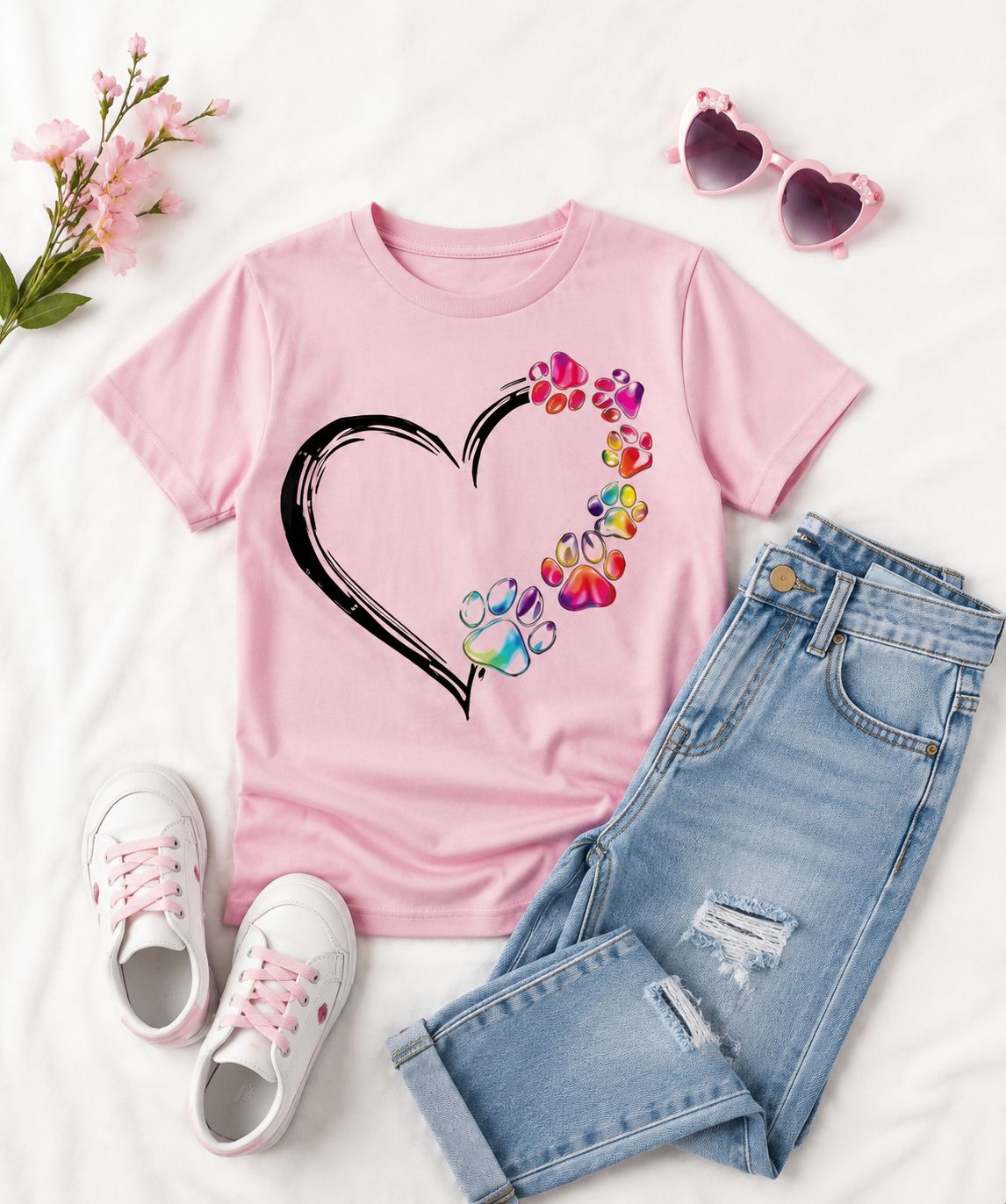 Girls Soft Pink Summer Shirt