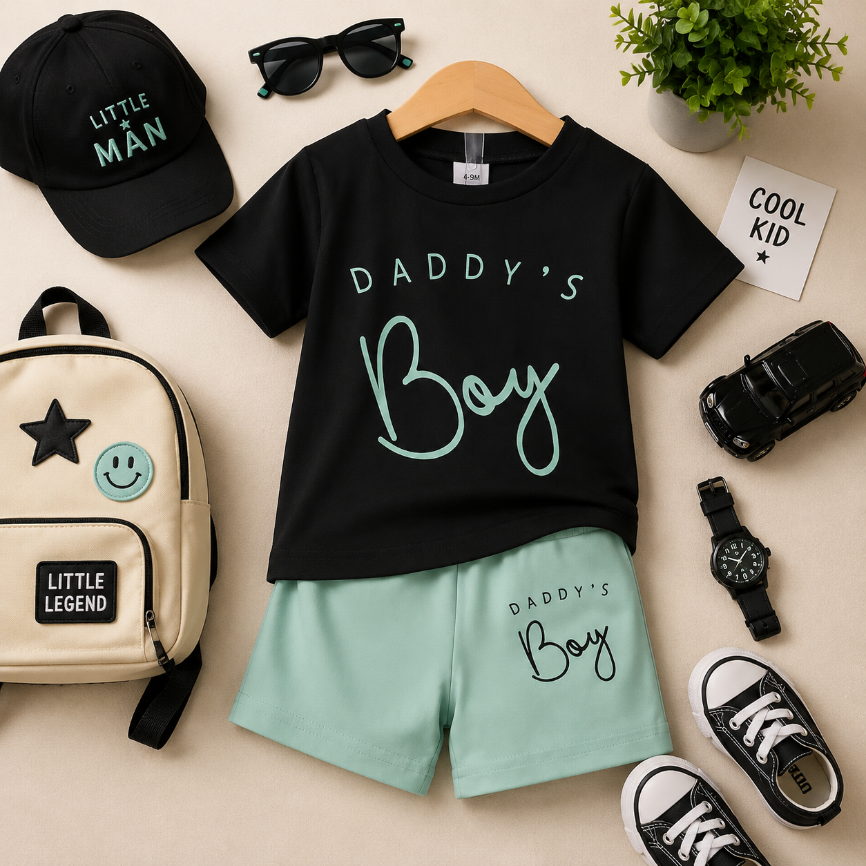Daddy’s Boy 2 Piece Summer Set