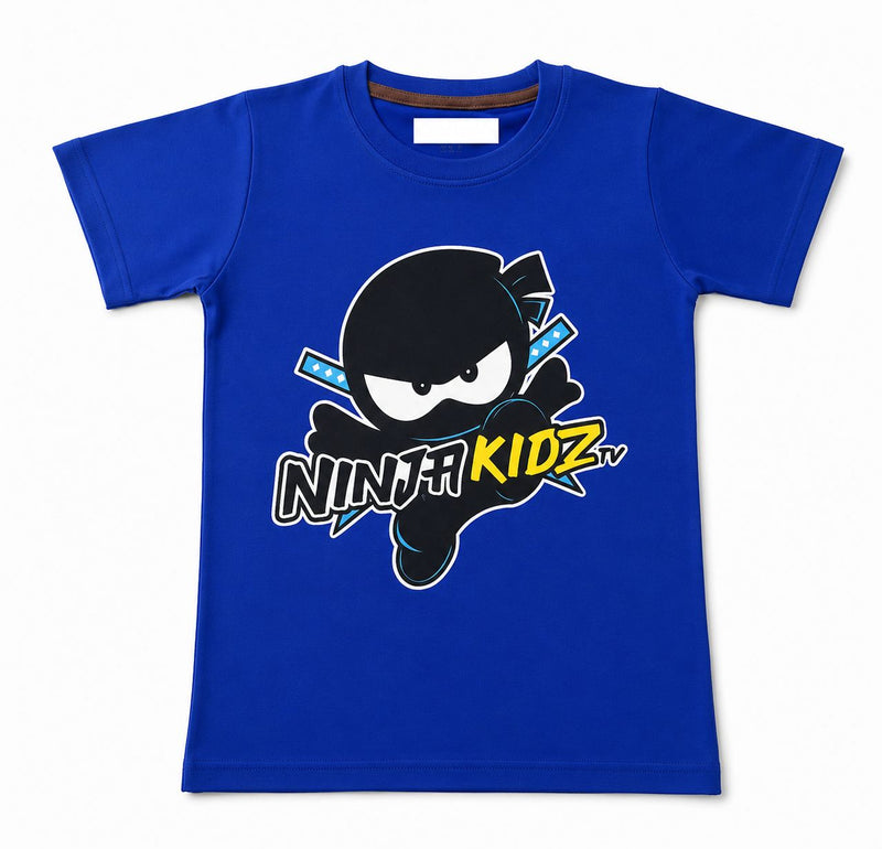Blue Ninja Hero Kids Tee