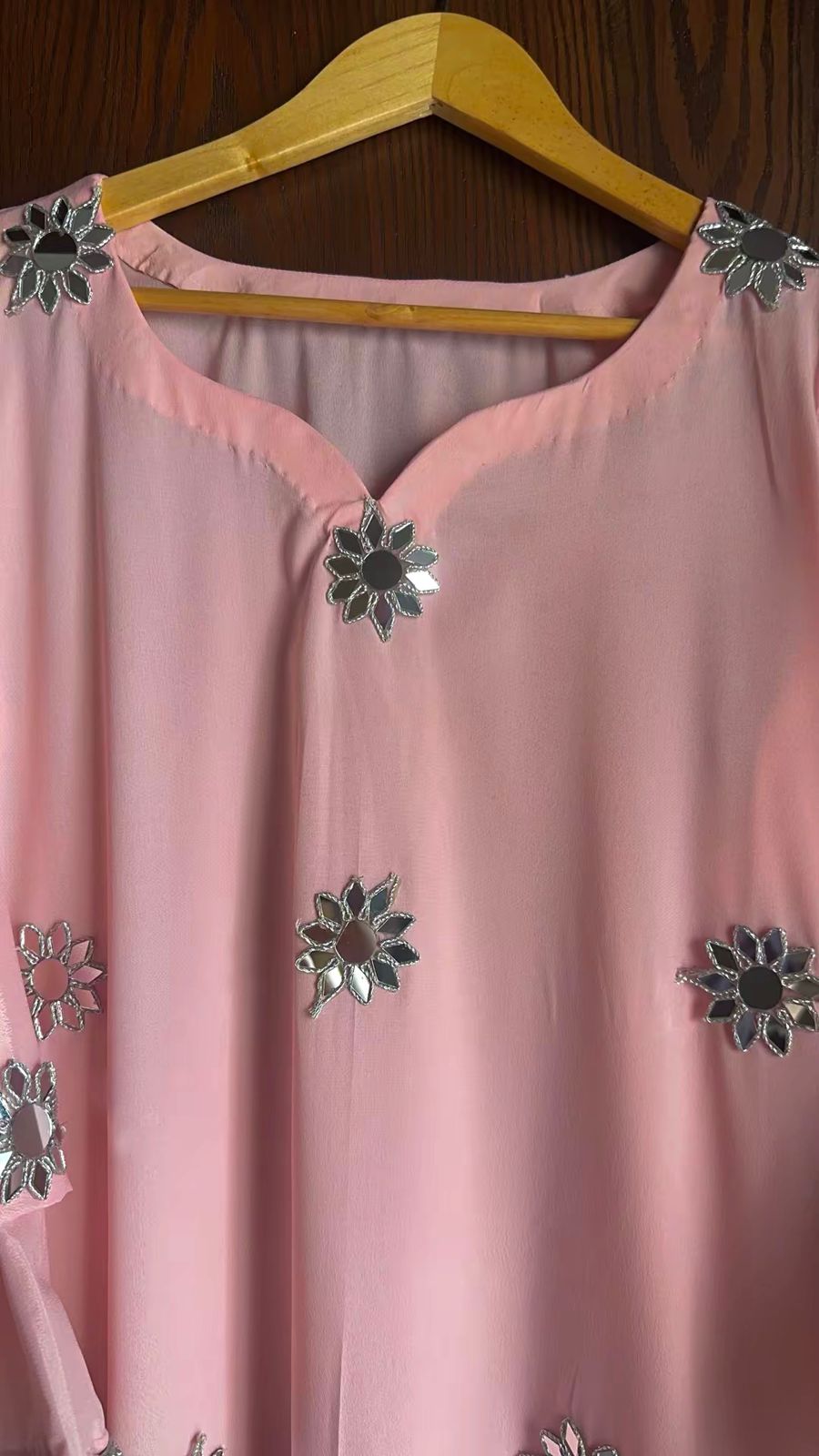 Pink Dreamy Mirrored Kaftan