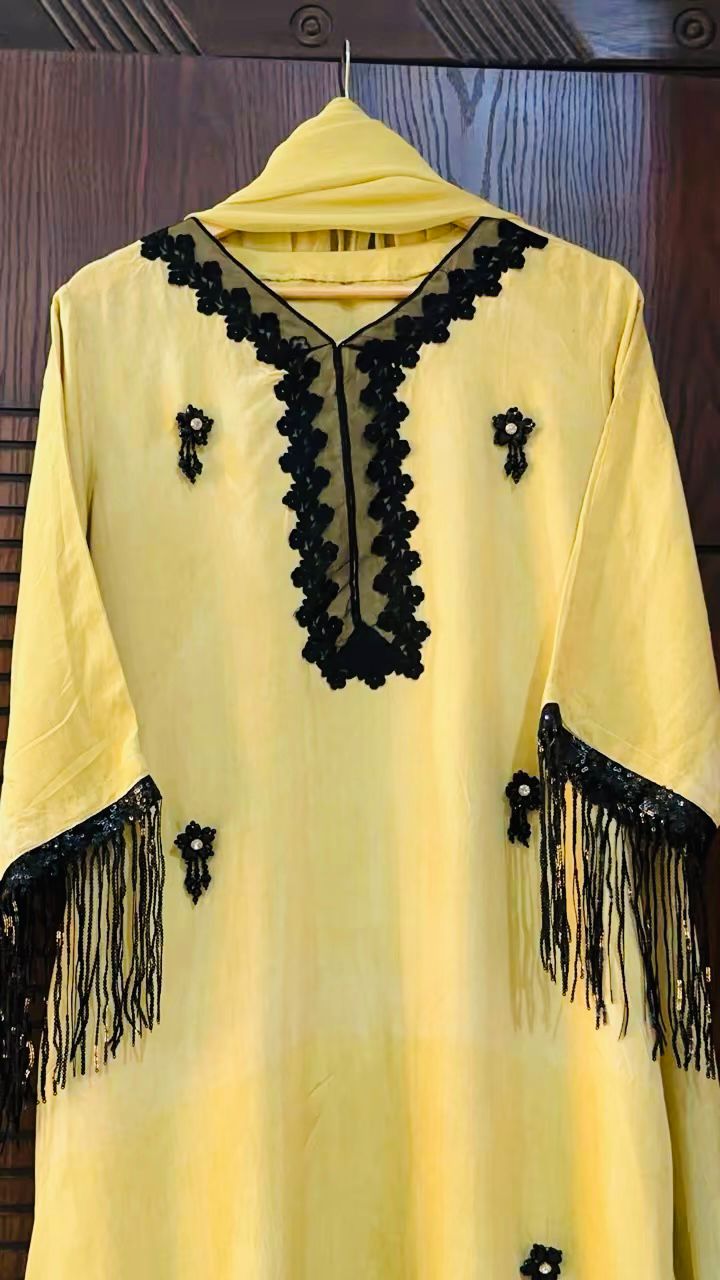 Midnight Lemonade Kaftan