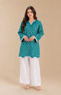 Pakistan Independence Day Green Lawn Shirt