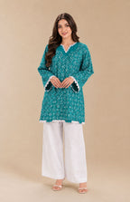 Pakistan Independence Day Green Lawn Shirt
