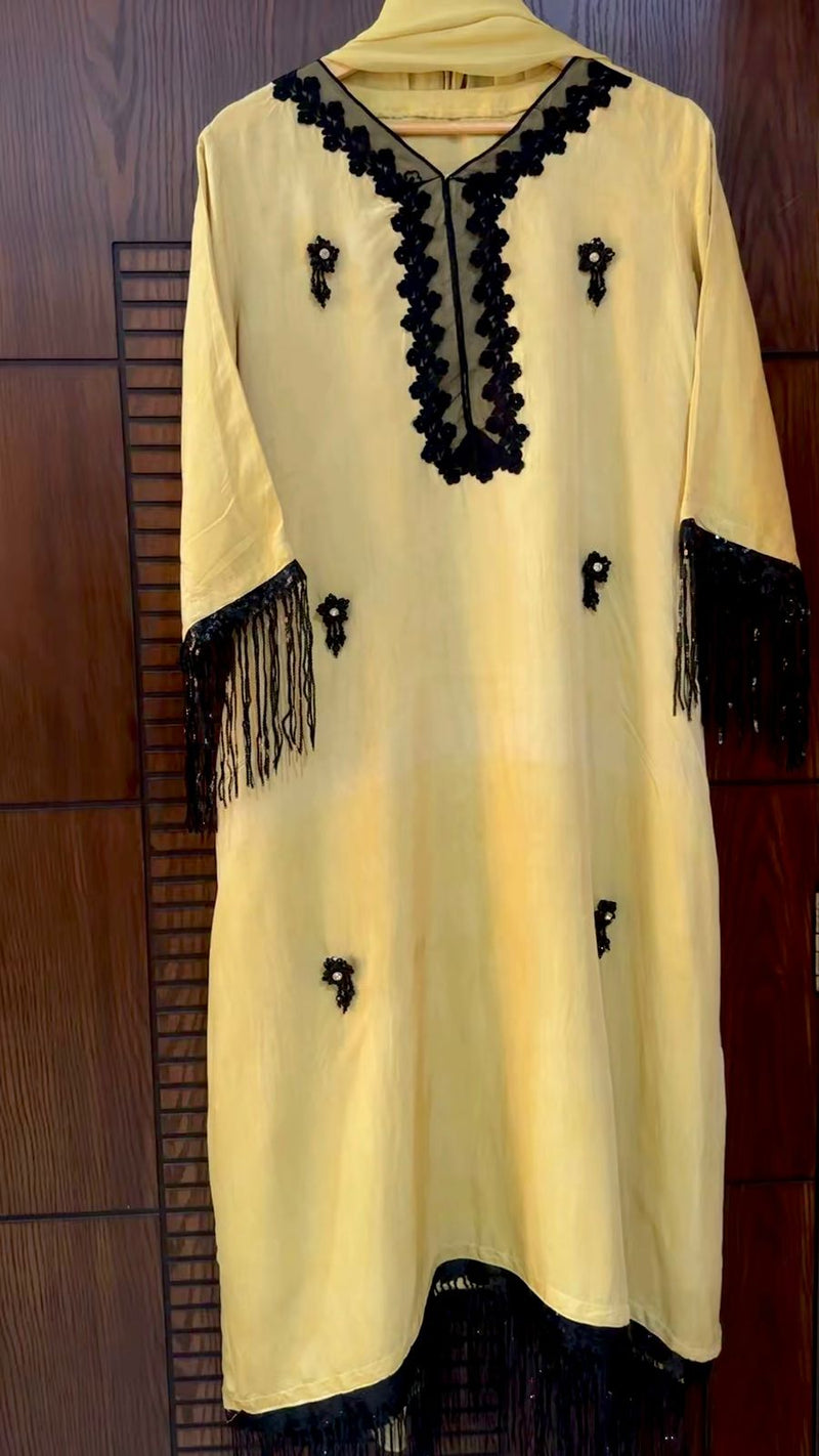 Midnight Lemonade Kaftan