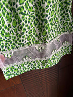 14 August Special Green Abstract Printed Lawn Shirt