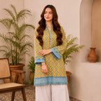 Summer Ikat Lawn Shirt