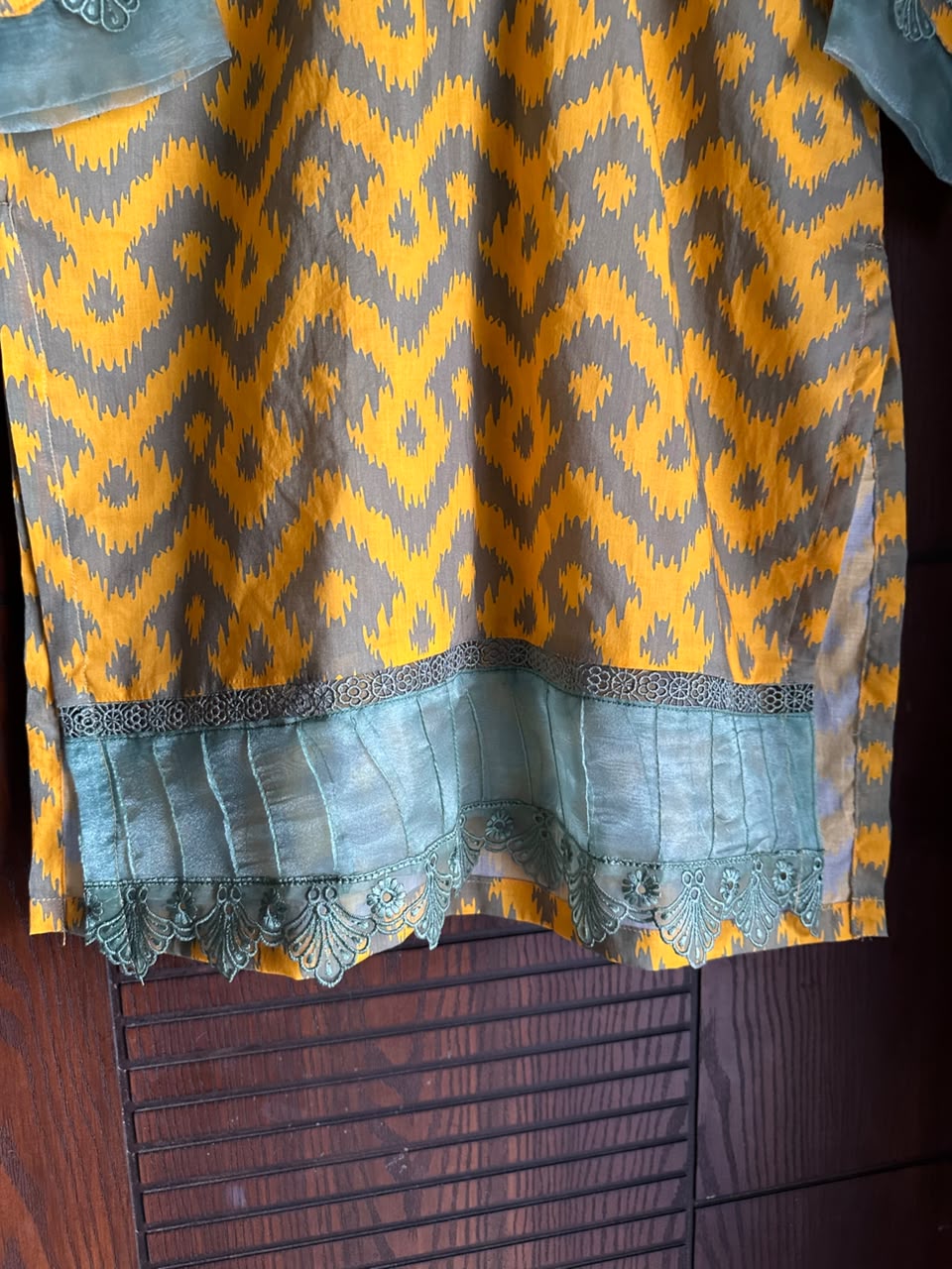 Summer Ikat Lawn Shirt
