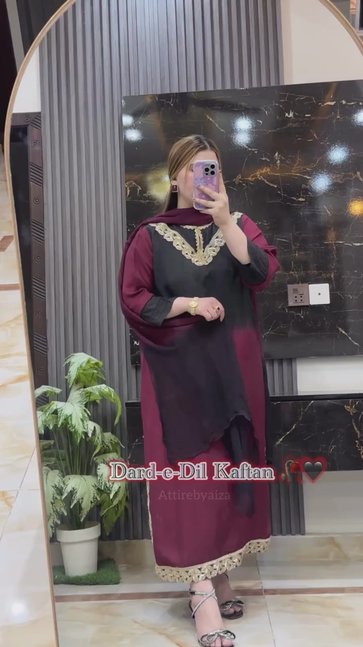Dard - e - Dil Kaftan By Attire By Aiza