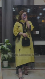 Midnight Lemonade Kaftan